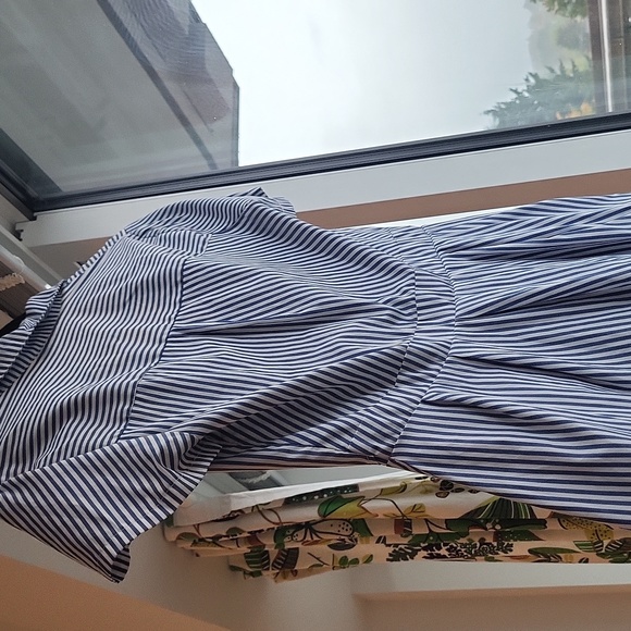 Blue and white striped dress - Picture 3 of 3